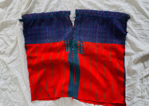 Vintage Guatemalan Huipil. Zacualpa. Hand-Woven and Embroidered