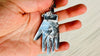 Oaxaca Silver Earrings. La Mano. Hand. Mexico. Frida Kahlo. 4169