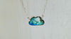 Cloud Labradorite Pendant Necklace. Sterling Silver Chain. Handcrafted Designer Jewelry . 2618