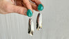 Amazonite Earrings. Sterling Silver. Post Earrings. 2199