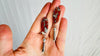 Red Jasper Earrings with Squash Blossoms. Sterling Silver. 2708