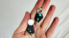 Turquoise Earrings. Sterling Silver. 2359