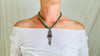 Guatemalita and Berber Silver Necklace. Jadeite. 2545