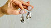 Rose Quartz & Silver Earrings. Hand Crafted Sterling Silver Jewelry. Atelier Aadya. Gift for Her. 4067