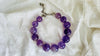 Amethyst & Silver Necklace. Sterling Silver. 2654