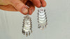 Vintage Guatemalan Earrings. Sterling Silver. Mayan. 0984