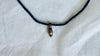 Lapis Lazuli Necklace. Antique Sterling Silver Pendant. 2526