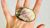 Oversized Labradorite Cocktail Ring. Beautiful Blue Flash Jewelry. Adjustable Sizing. 2607