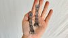 Oaxacan Monte Alban Reproduction Earrings. Sterling Silver. Mexico. Frida Kahlo. 0640