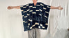 Vintage Indigo Blouse. African. Mali. Shibori