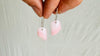 Pink Opal Earrings. Sterling Silver Ear Wires. Handmade Jewelry. Gift for Her. 2507