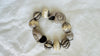 Silver Beaded Bracelet. Sterling Silver Shells. Chunky Jewelry. Gift for Her. 2680