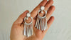 Silver Hmong Dangle Earrings. 0675