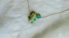 Labradorite Frog Pendant Necklace. Sterling Silver. 2630