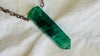 Natural Green Quartz Crystal Pendant Necklace. Sterling Silver. Atelier Aadya. Medicine Necklace. 2688