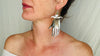 Oaxaca Hand Silver Earrings. La Mano. Hecho en Mexico. Frida Kahlo Style. Handmade Southwestern Jewelry. 2661