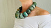 Mayan Guatemalita Jade Ceremonial Necklace. Guatemalan Made Beads.