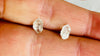 Herkimer Diamond Earrings. Handcrafted Sterling Silver Jewelry. Designer Post Earrings. 4074