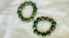 Duo of Guatemalita Bracelets. Beaded with Sterling Silver. Mayan Jewelry. Handmade Gift for Her. 4053