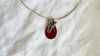 Picasso Jasper Pendant on a Liquid Silver Necklace. Sterling Silver. 2351