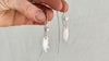 Pearl & Mother of Pearl Earrings. Sterling Silver. 2184