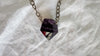 Huge Amethyst Pendant Necklace with Chunky Silver Chain. Maximalist Sterling Silver Jewelry, Unique Statement Jewelry for Women.