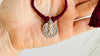 Antique Kali Necklace. Sterling Silver Hindu Goddess Amulet Necklace. 1030