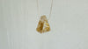 Gold-Rutilated Quartz Crystal Pendant Necklace. Sterling Silver. Atelier Aadya. Medicine Necklace. 2561