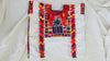 Pueblo Nuevo Mexican Huipil. Vibrant Mayan Textile. 0455