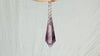 Natural Amethyst Crystal Pendant Necklace. Sterling Silver. Atelier Aadya. Medicine Necklace. 2673