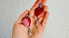 Red Jasper Heart Earrings. Oaxacan Sterling Silver Jewelry. Handcrafted in Mexico. 4123