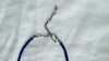 Lapis Lazuli Necklace. Antique Sterling Silver Pendant. 2525