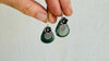 Guatemalan Jade Earrings. Sterling Silver. 0665