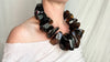 Huge Graduated Amber Necklace. Faceted. Mexican Amber. Dramatic and Gorgeous!