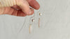 Pearl & Mother of Pearl Earrings. Sterling Silver. 2184