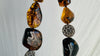 Dramatic Amber Necklace. Antique Sterling Silver Beads. Maximalist Designer Jewelry. IN COMPLIANCE with Etsy Regulations