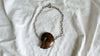 Ammonite Pendant Necklace. Chunky Sterling Silver Chain. 2010