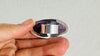 Chunky Amethyst Ring. Sterling Silver. Adjustable! 4018