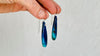 Chrysocolla and Sterling Silver Earrings. Atelier Aadya. 2065