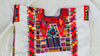 Pueblo Nuevo Mexican Huipil. Vibrant Mayan Textile. 0455