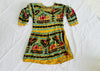 Vintage Uzbek Suzani Hand-Embroidered Cotton Mini Dress. XS-S