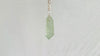 Natural Green Quartz Crystal Pendant Necklace. Sterling Silver. Atelier Aadya. Medicine Necklace. 2248