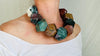 Ocean Jasper Statement Necklace. Maximalist Jewelry. Handcrafted Sterling Silver Components.