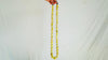 Long Vintage Yellow Calcite Necklace. Beautiful Melon Shaped Beads. Handmade Beads.