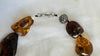 Dramatic Amber Necklace. Antique Sterling Silver Beads. Maximalist Designer Jewelry. IN COMPLIANCE with Etsy Regulations