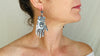 Oaxaca Silver Earrings. La Mano. Hand. Mexico. Frida Kahlo. 4169