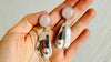 Rose Quartz & Silver Earrings. Hand Crafted Sterling Silver Jewelry. Atelier Aadya. Gift for Her. 4067