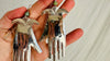 Oaxaca Hand Silver Earrings. La Mano. Hecho en Mexico. Frida Kahlo Style. Handmade Southwestern Jewelry. 2661