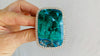 Azurite Malachite Oversized Ring. Gorgeous. Size 7.75. 0401