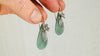 Guatemalan Jade Earrings. Handmade Sterling Silver Jewelry. Mayan Jade Earrings. 4003